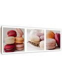 Tableau bois sweet macaroons