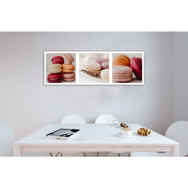 Tableau bois sweet macaroons