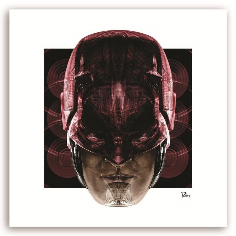 Tableau bois Red hero