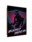 Tableau bois Bounty Hunter