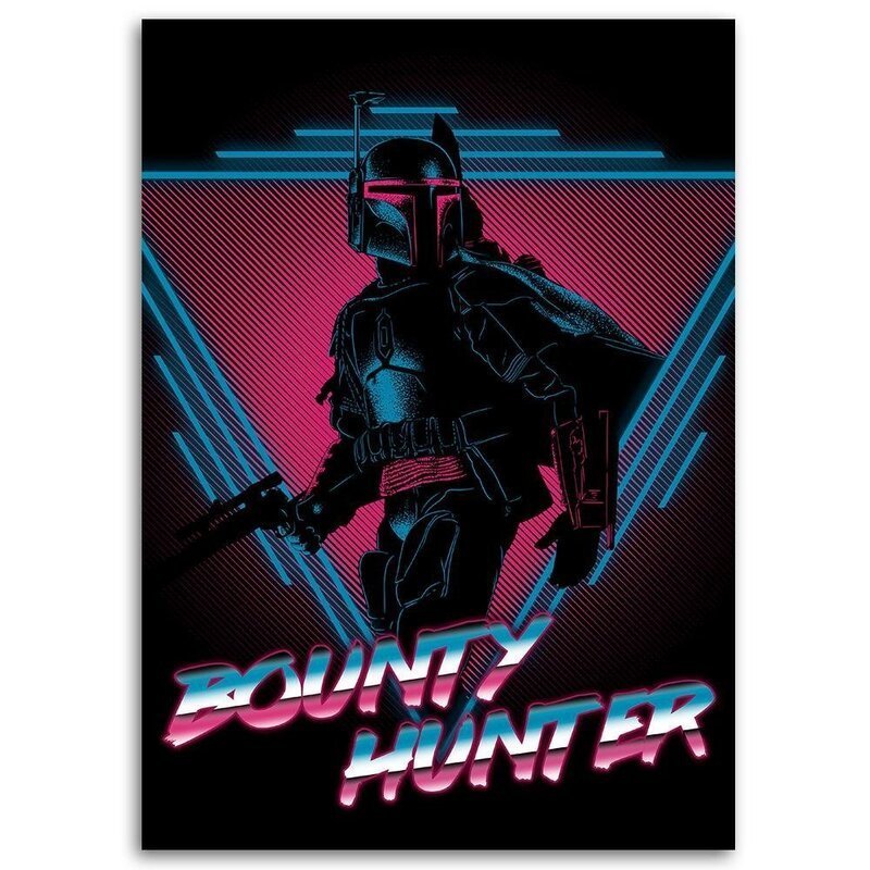 Tableau bois Bounty Hunter