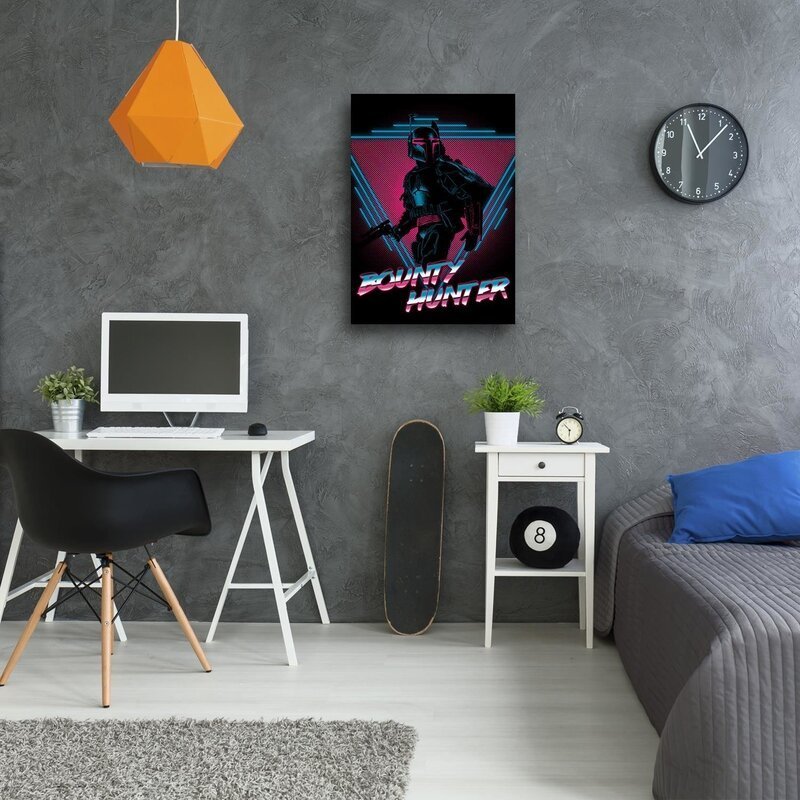 Tableau bois Bounty Hunter