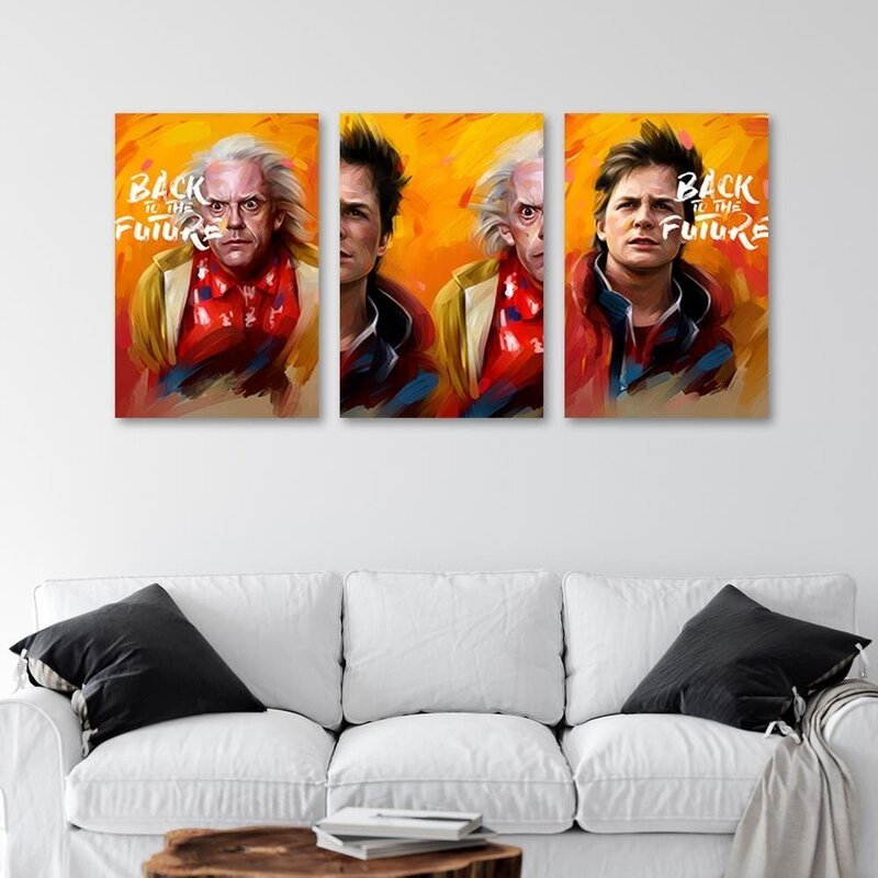 Tableau bois Back to the Future