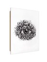 Tableau bois eye abstraction