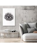 Tableau bois eye abstraction