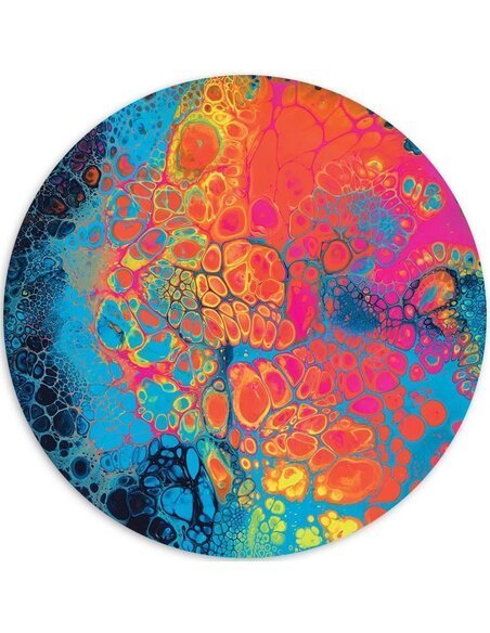 Tableau bois colored marble 2