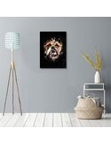 Tableau bois English Bulldog