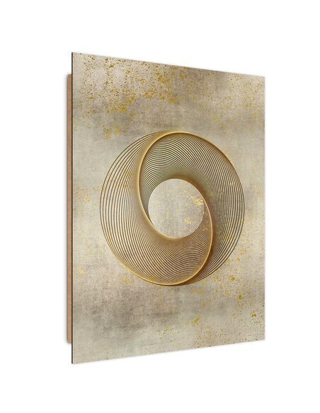 Tableau bois Abstract circle