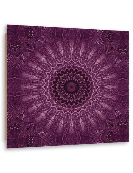 Tableau bois Mandala 2