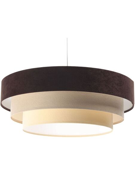 Suspension Triniti | BPS Koncept | Marron intérieur beige et blanc