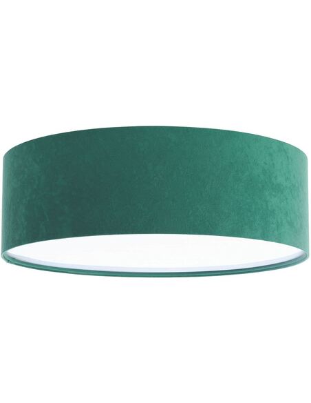 Plafonnier Deko | BPS Koncept | Velours vert intérieur blanc