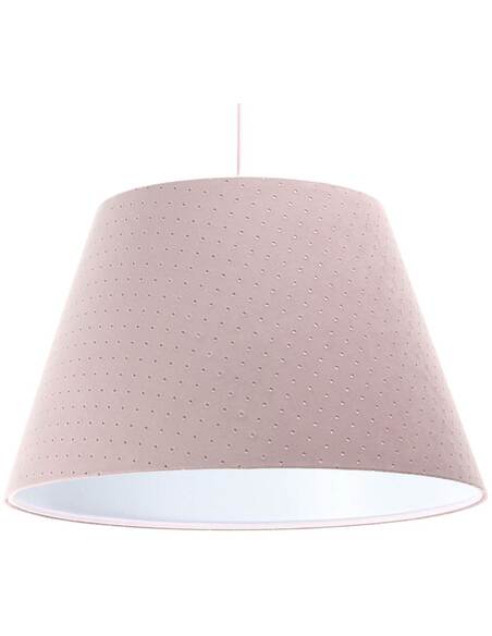 Suspension Jasmine bebe | BPS Koncept | Matelassé rose poudré intérieur blanc