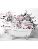 Papier peint pagode japonaise