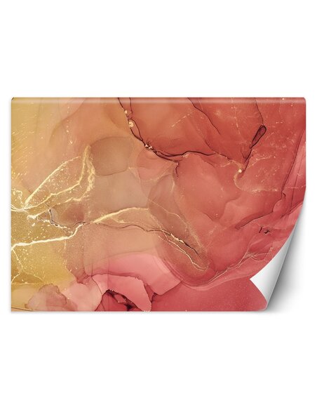 Papier peint Résumé en rose délicatL | Feeby | Rose