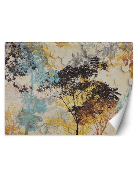 Papier peint Arbres d'automneL | Feeby | Multicolore