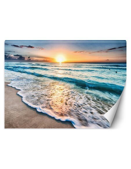 Papier peint VaguesL | Feeby | Bleu