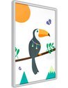 Tableau cadre Toucan de conte de fées