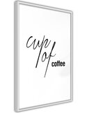 Tableau cadre La caféine nécessaire