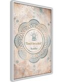 Tableau cadre Bouddha a raison