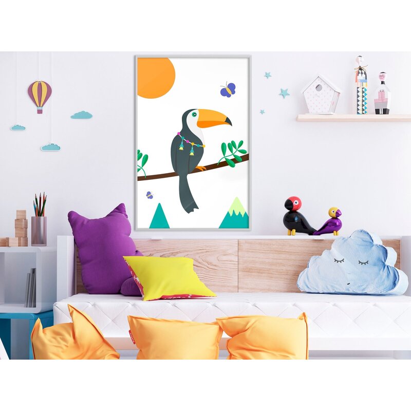 Tableau cadre Toucan de conte de fées