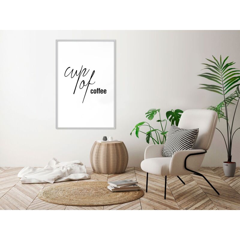 Tableau cadre La caféine nécessaire