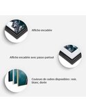 Tableau cadre La caféine nécessaire