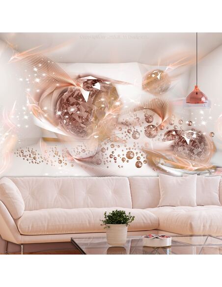 Papier peint adhésif Bel automne | Artgeist | Rose, beige, brun