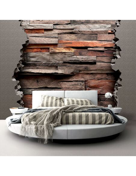 Papier peint adhésif Nature cachée | Artgeist | Brun, gris