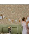 Papier peint Papier peint Clover beige