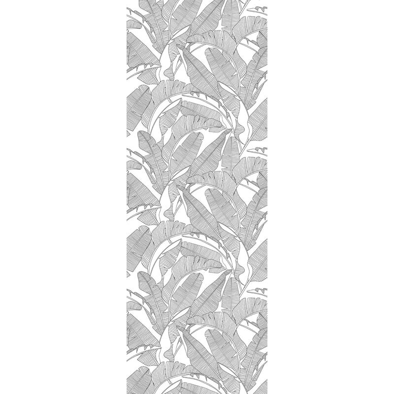 Papier peint grandes feuilles de palmier