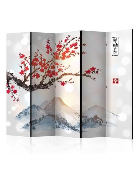 Paravent 5 volets Mont Fuji II