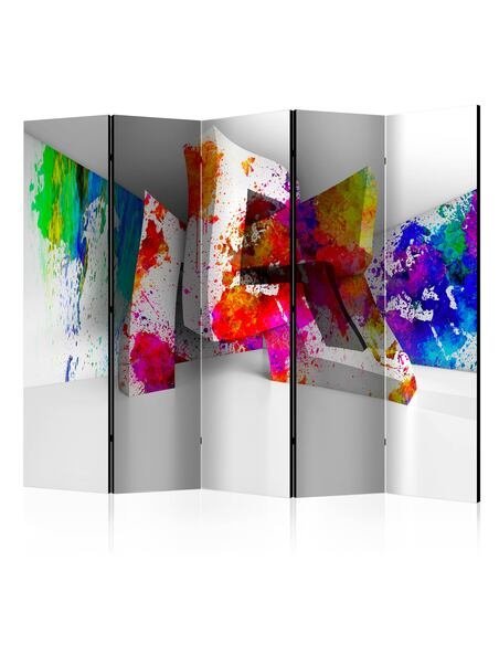 Paravent 5 volets Formes tridimensionnelles II