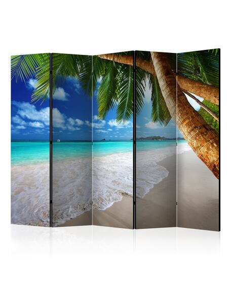 Paravent 5 volets Île tropicale II