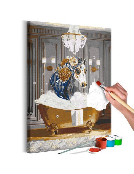 Tableau à peindre soi-même Bathing Horse