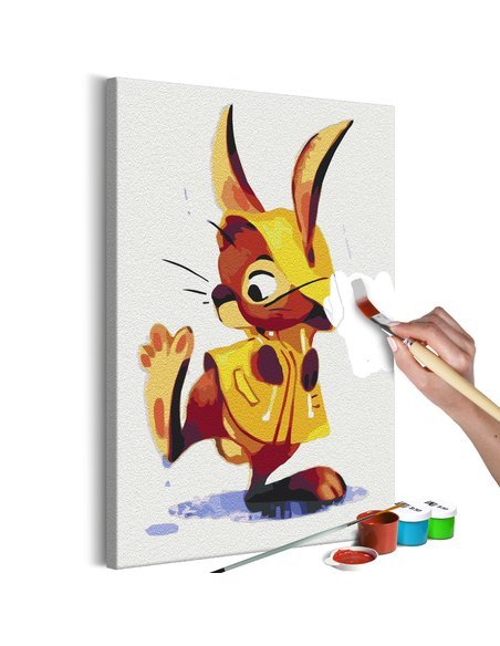 Tableau à peindre soi-même Bunny in the Rain