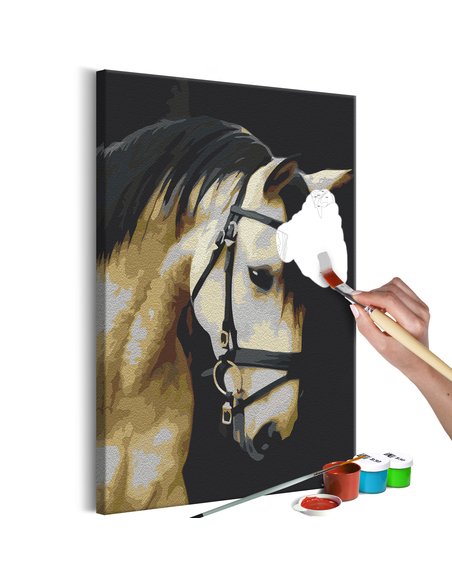 Tableau à peindre soi-même Horse Portrait