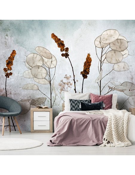 Papier peint Lunaria dans le pré