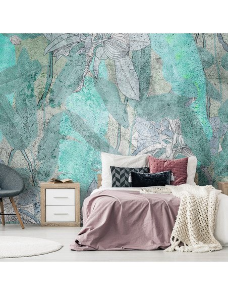 Papier peint Malachite Nature