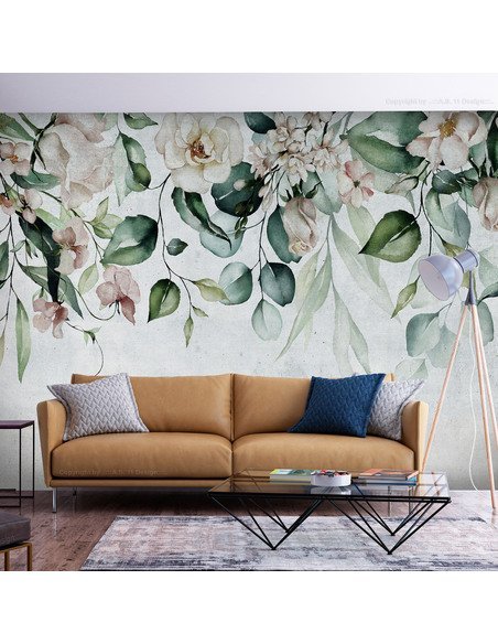 Papier peint Mint Garden