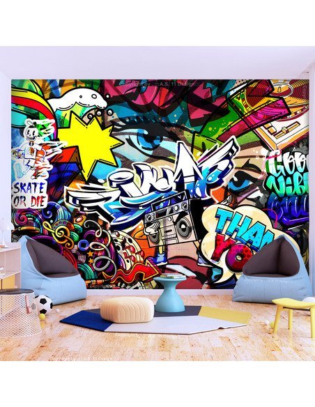 Papier peint adhésif Metropolia's Language