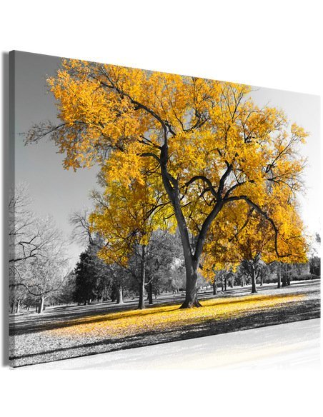 Tableau Automne dans le parc (1 partie) Wide Gold