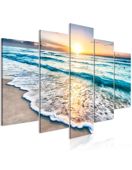 Tableau Promenade au Bord de la Mer (5 Parties) Large