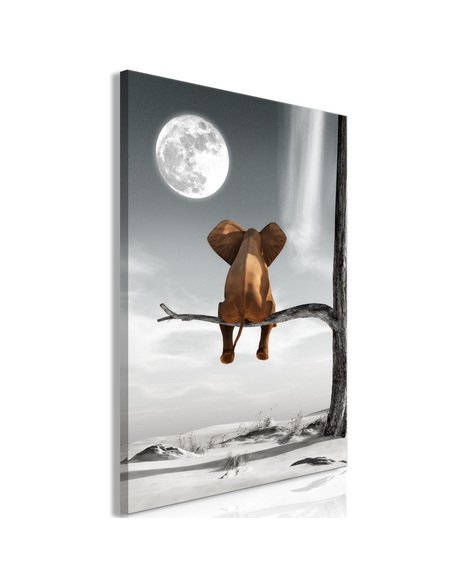 Tableau Elephant and Moon (1 Part) Vertical