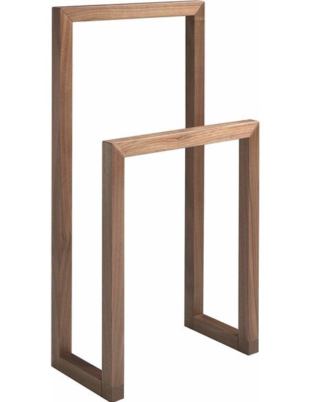 Table de chevet en bois de noyer massif