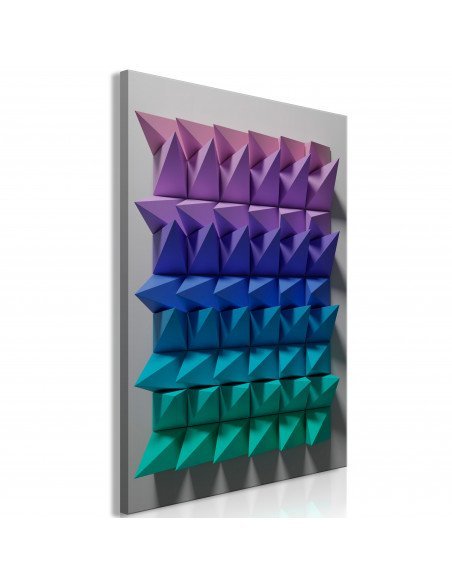 Tableau Uniform Motion Vertical | Artgeist | Vert, Violet