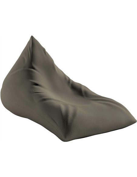 Pouf allongé Boucle | YellowTipi | Beige Foncé