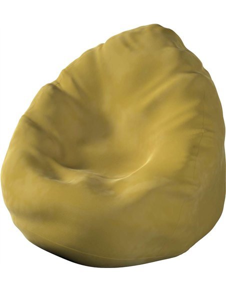 Pouf Sweet Drop Posh Velvet en velours | YellowTipi | Olive Verte