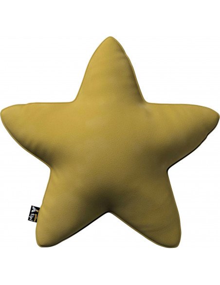 Coussin étoile Posh Velvet en velours | YellowTipi | Olive Verte