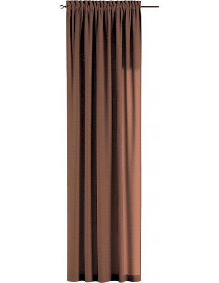 Rideau à galon fronceur Happiness | YellowTipi | Brun