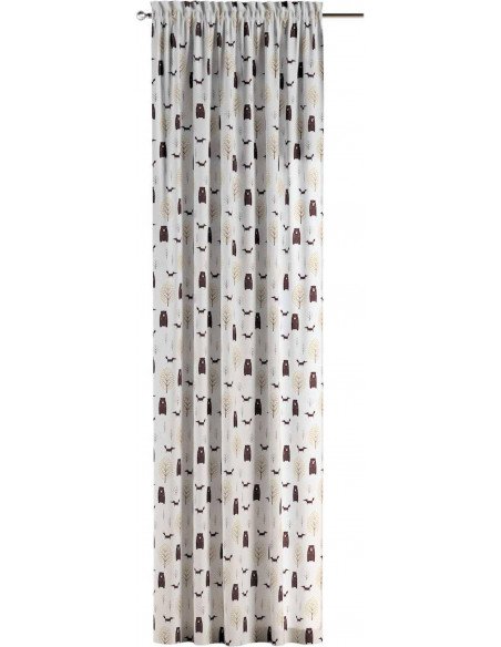 Rideau à galon fronceur Magic | YellowTipi | Blanc, Marron